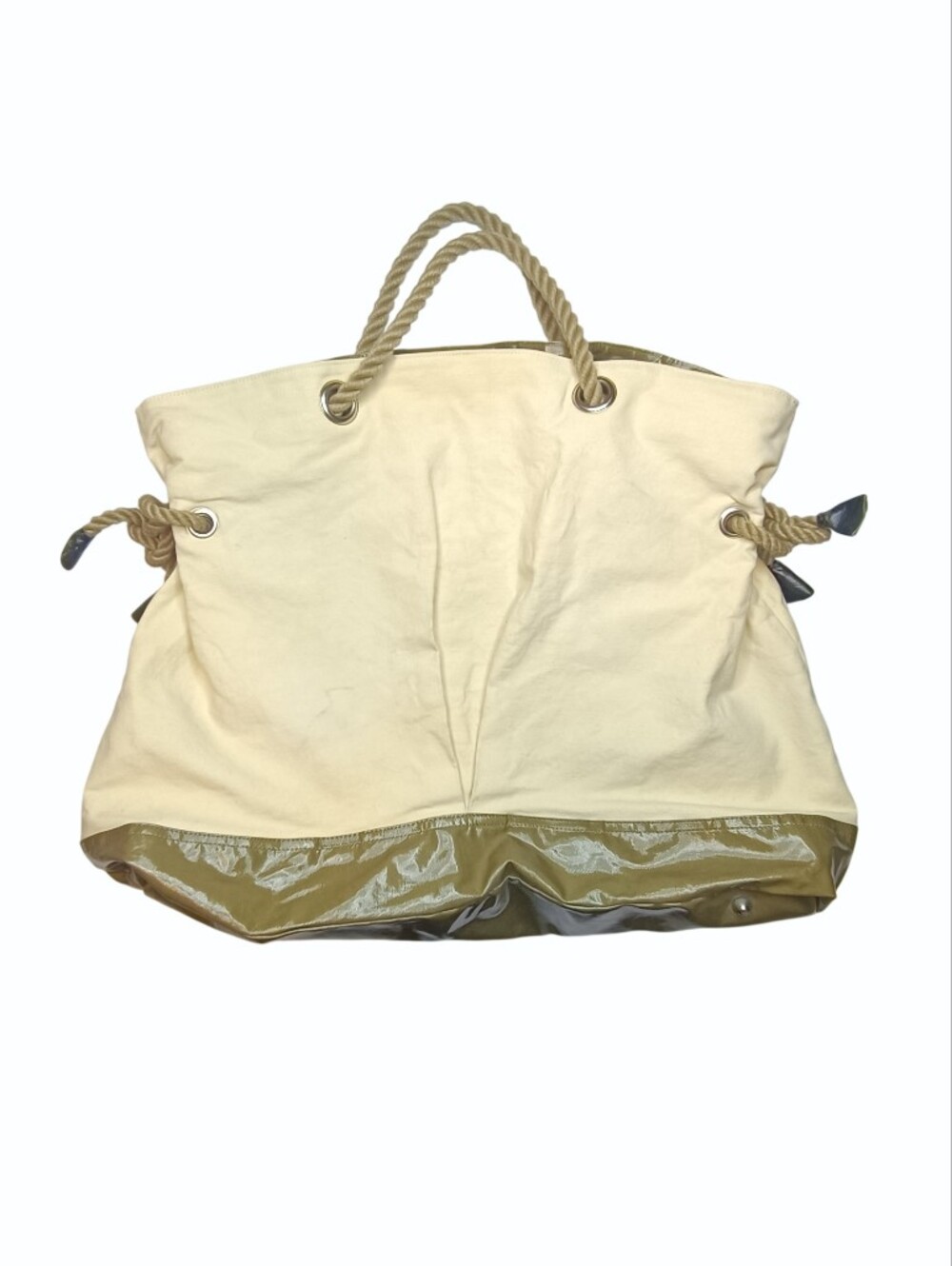 RARE EXTRA-LARGE FIND! Pascale Risbourg Designer Mixed-Media Tote